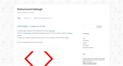 Desktop Screenshot of mohammad-sabbagh.com
